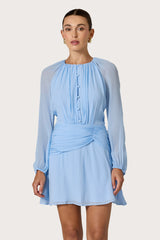 Ella Mini Dress in Sky