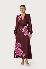Ora Maxi Dress in Winter Floral