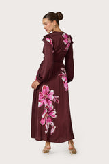 Ora Maxi Dress in Winter Floral