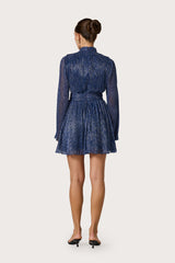 Selma Mini Dress in Lurex