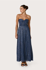 Rhea Maxi Dress in Lurex