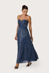 Rhea Maxi Dress in Lurex