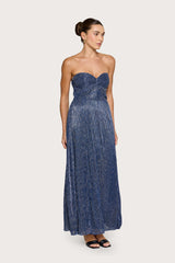 Rhea Maxi Dress in Lurex