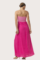 Melody Linen Maxi Dress in Ultra