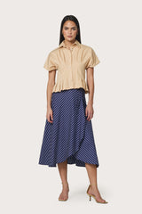 Tailor Blouse in Tan