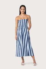 Dion Dress in Harbour Stripe