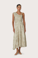 Tango Linen Dress in Macan
