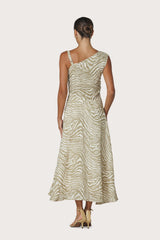 Tango Linen Dress in Macan