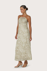 Maxine Linen Dress in Macan