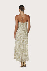 Maxine Linen Dress in Macan