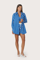 Sun Poplin Shirt in Vacay Stripe