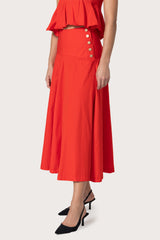 Kyla Skirt in Crimson