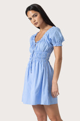 Sandra Dress in Coastal Stripe