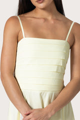 Dustin Dress in Lemon