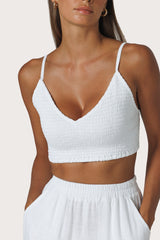 Lila Bralette in White
