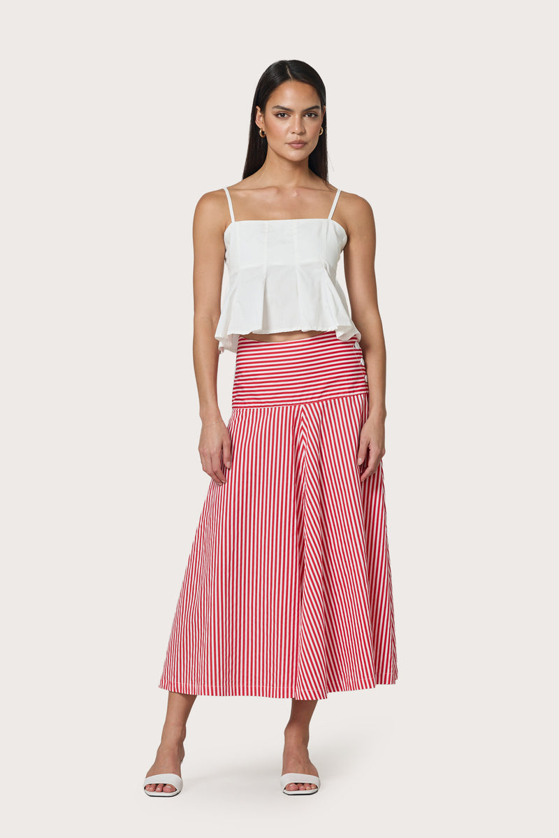 Karla Top in White – Lusana