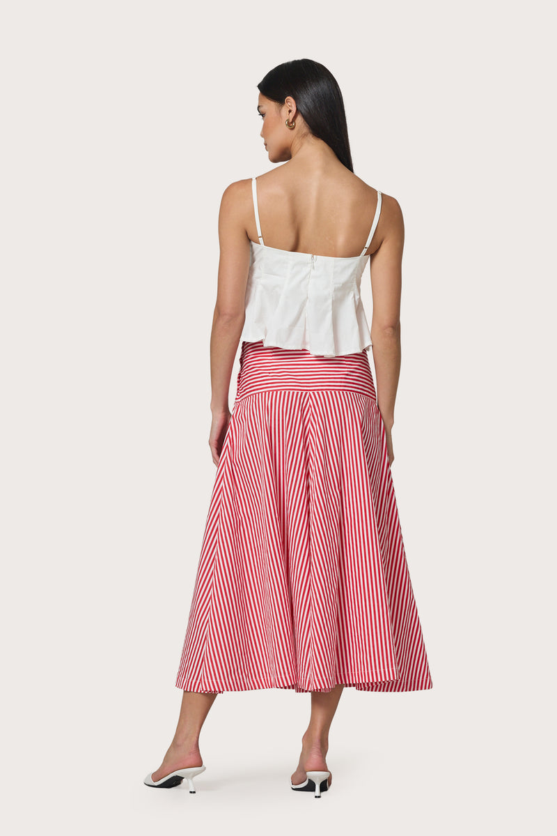 Karla Top in White – Lusana