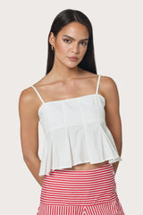Karla Top in White