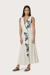 Carlotta Dress in Flora Embroidery