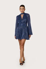 Selma Mini Dress in Lurex