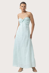 Melody Linen Maxi Dress in Shimmer