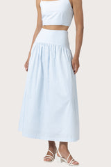 Oliver Poplin Skirt Tailor Stripe