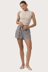 Donovan Poplin Short Pencil Stripe