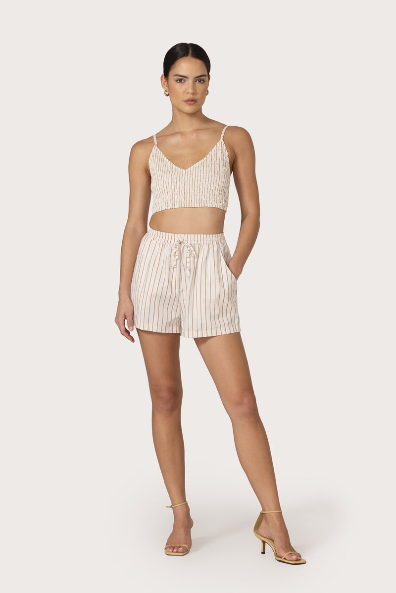 Donovan Short in Neutral Stripe