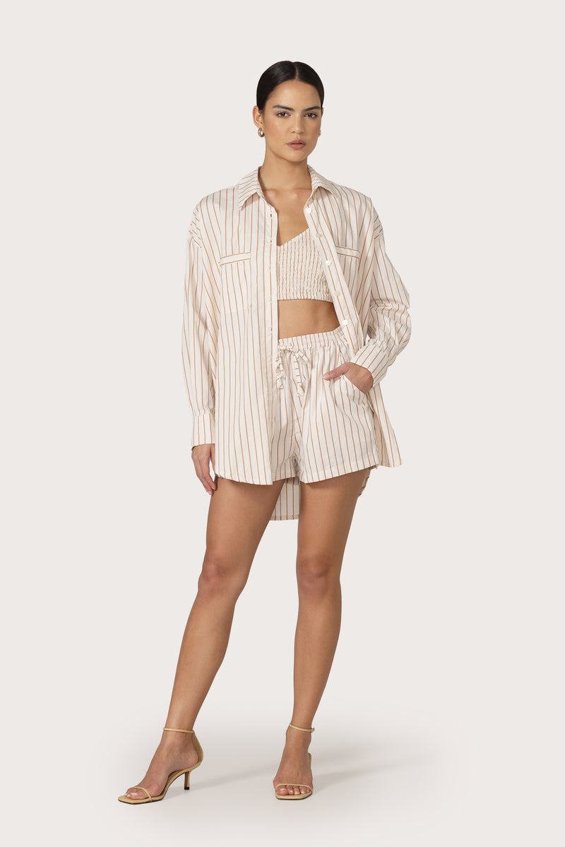 Donovan Short in Neutral Stripe