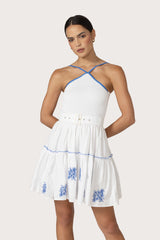 Arlen Mini Dress in Riley Embroidery