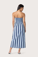 Dion Dress in Harbour Stripe