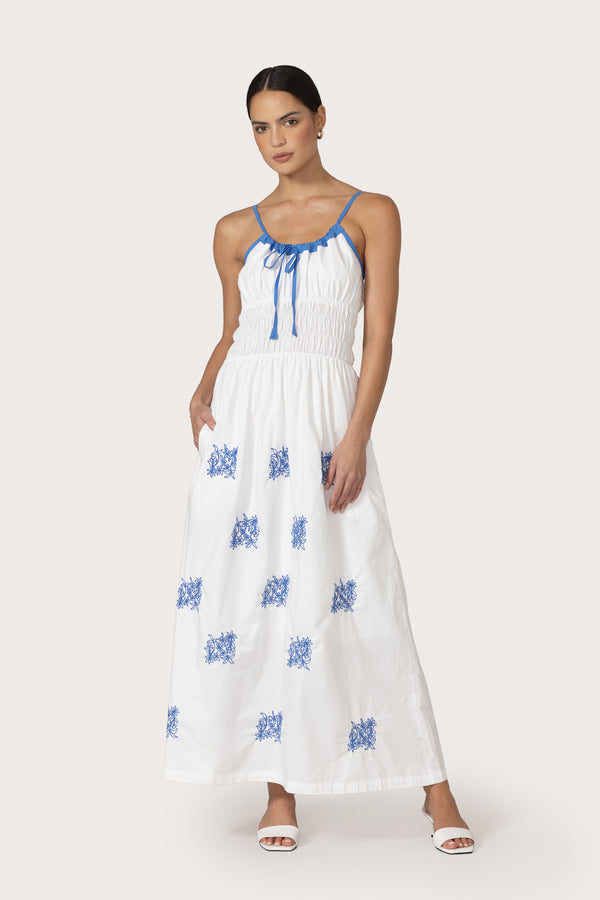 Rosana Dress in Riley Embroidery