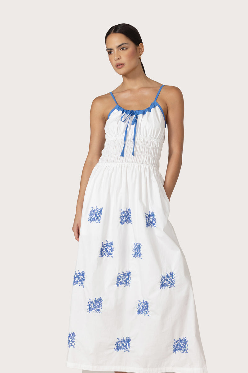 Rosana Dress in Riley Embroidery
