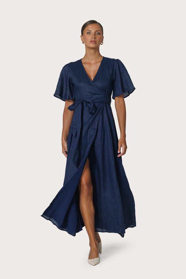 Mae Maxi Dress in Navy