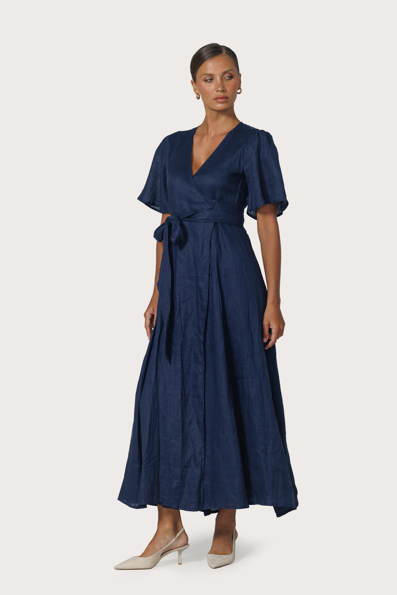 Mae Maxi Dress in Navy