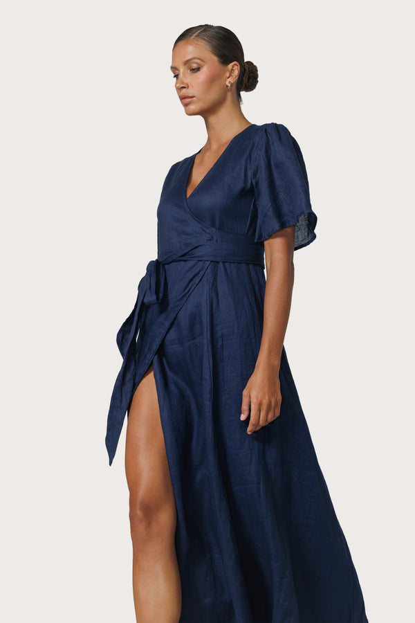 Mae Maxi Dress in Navy