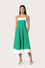 Nash Dress in Clover Stripe