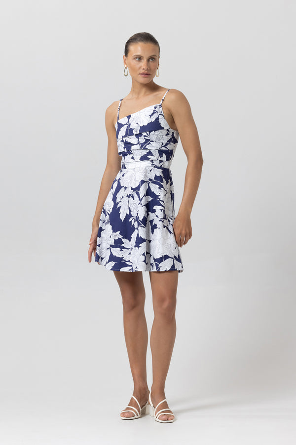 Phillipa Poplin Dress in Rosa Floral