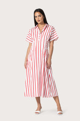 Spencer Dress in Summer Stripe