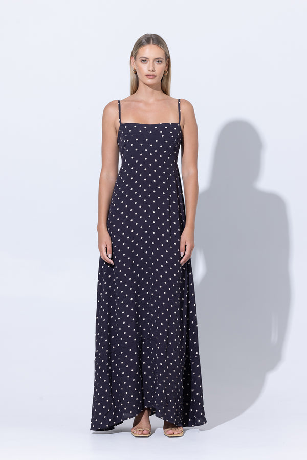 Alison Maxi Dress in Spot