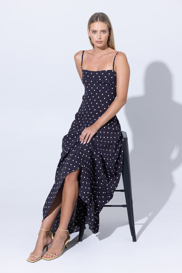 Alison Maxi Dress in Spot