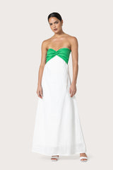 Melody Linen Maxi Dress Kelly Green