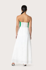 Melody Linen Maxi Dress Kelly Green