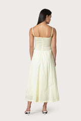 Dustin Dress in Lemon