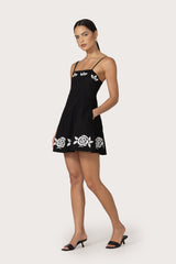 Jewel Dress in Odette Embroidery