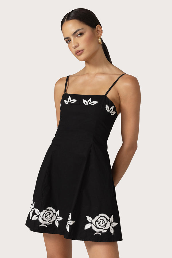 Jewel Dress in Odette Embroidery