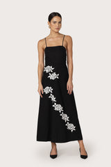 Nyla Maxi Dress in Odette Embroidery