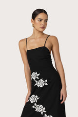 Nyla Maxi Dress in Odette Embroidery