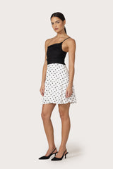 Poppy Linen Mini Dress in Margot Spot