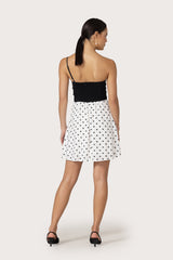 Poppy Linen Mini Dress in Margot Spot